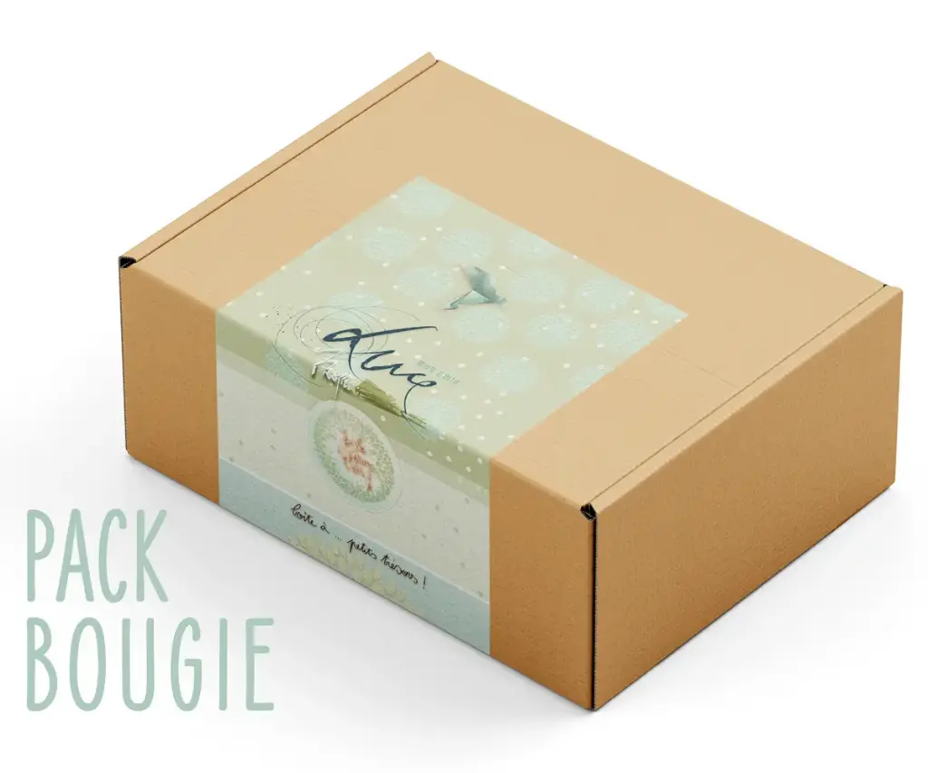 Pack Bougie Fête des mères "Mon Amie Luce"