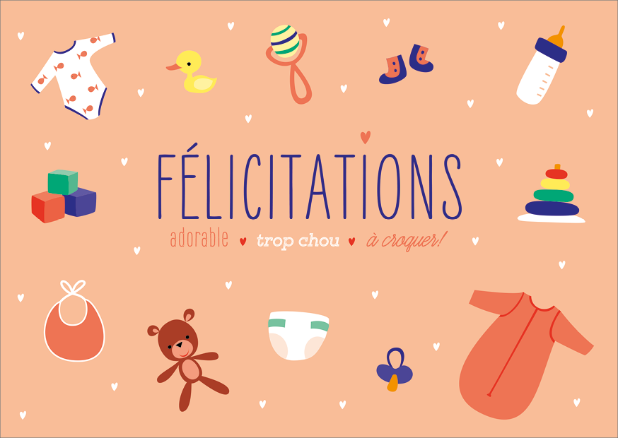 CD 178 Alice de Page vecto double "Félicitations bébé"
