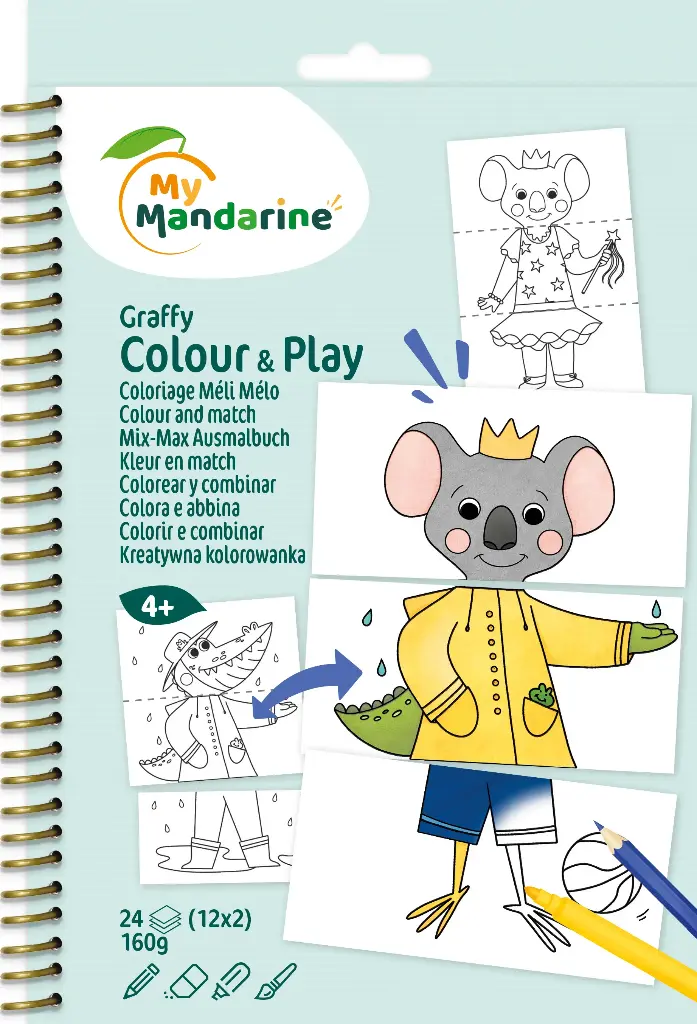 Graffy Colour & Play, Animaux habillés