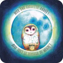 BA 609 Carte carrée Jehanne Weyman "Une chouette année"