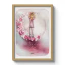 PO 006 - Poster Mon Amie Luce - Édition limitée 30 x 40 cm " En fait on ne perd jamais ... "