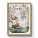 PO 007 - Poster Mon Amie Luce - Édition limitée 30 x 40 cm " Certaines choses ne changent pas ... "