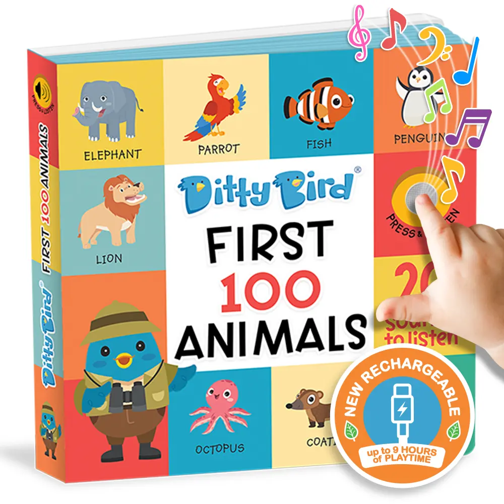 Ditty Bird - First 100 Animals  USBC