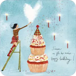 BA 332 Carte carrée 14x14 Anso Rutsaert "Au fil des années"