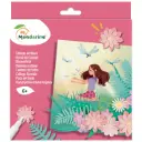 Tableau de fleurs libellules