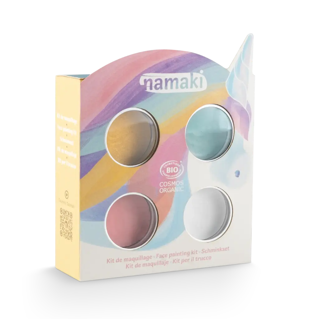 Kit de maquillage 4 couleurs - Licorne