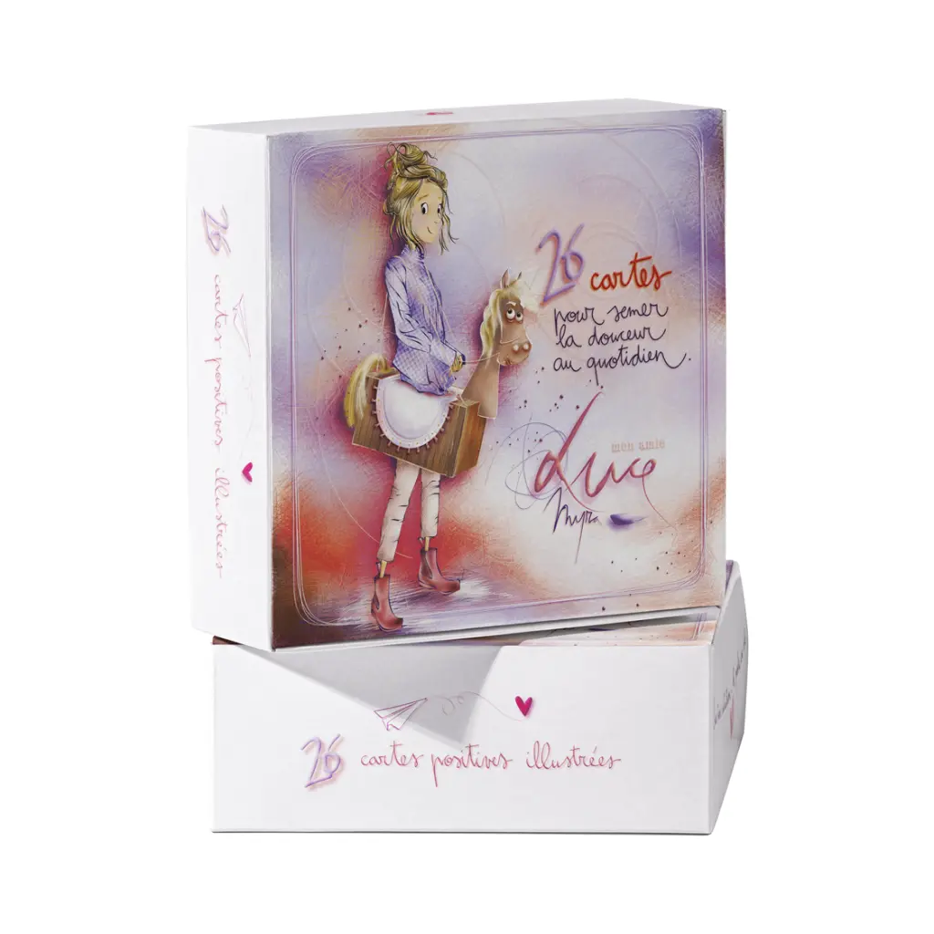 Coffret cartes à piocher cheval