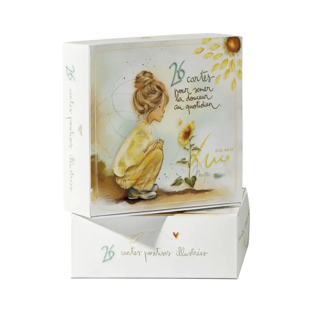 Coffret cartes à piocher - Tournesol - Mon Amie Luce
