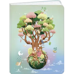 Cahier 17x22 ligné 80P Rémy Tornior "La planète lecture"