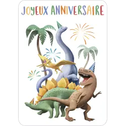 Carte Rendez-vous R. Hilyer "Dino party"