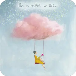 BA 340 Carte carrée 14x14 Anso Rutsaert "Nos étoiles"