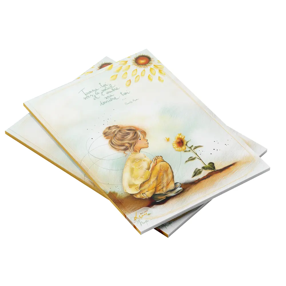 CAR 910 - Carnet A6 Mon Amie Luce "Tourne-toi vers le soleil"