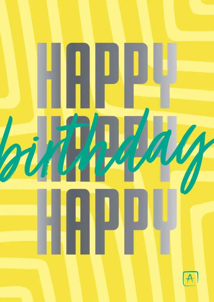 CS 1283 - Anthony Nurra "Happy Birthday jaune"
