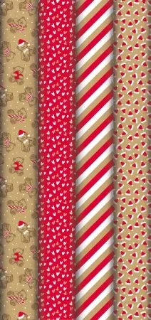 Kraft 70g Mon petit Ourson 2x0,70m, en carton prés. de 30rlx