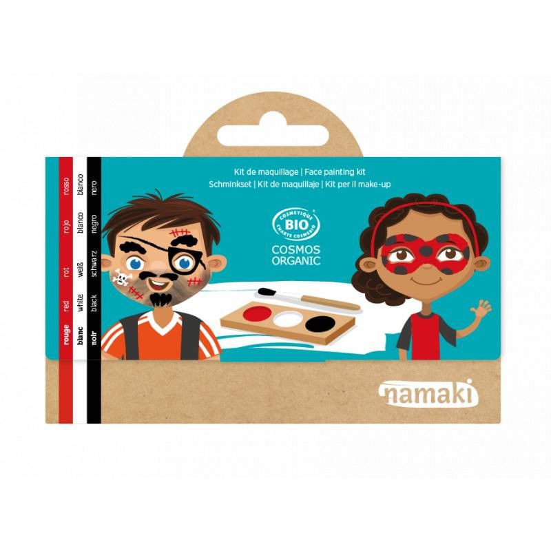 Kit de maquillage 3 couleurs Pirate & Coccinelle
