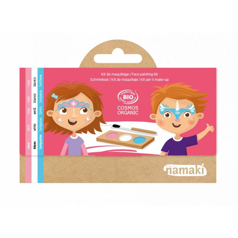 Kit de maquillage 3 couleurs Princesse & Licorne
