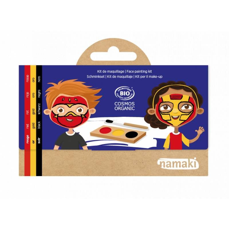 Kit de maquillage 3 couleurs Ninja & Superhéros