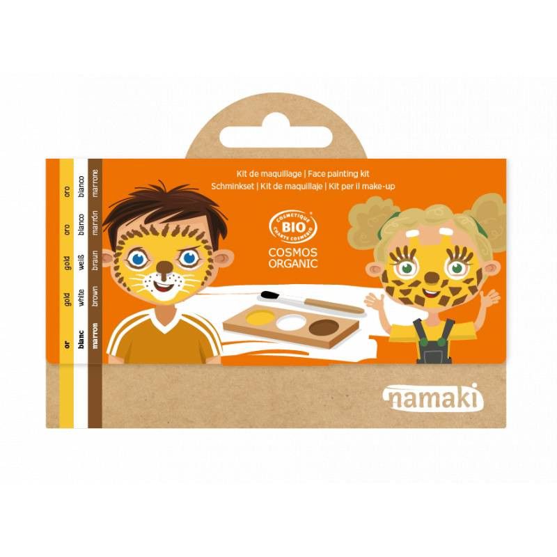 Kit de maquillage 3 couleurs Lion & Girafe