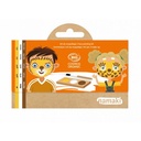 Kit 3 couleurs leeuw en giraaf COSMOS