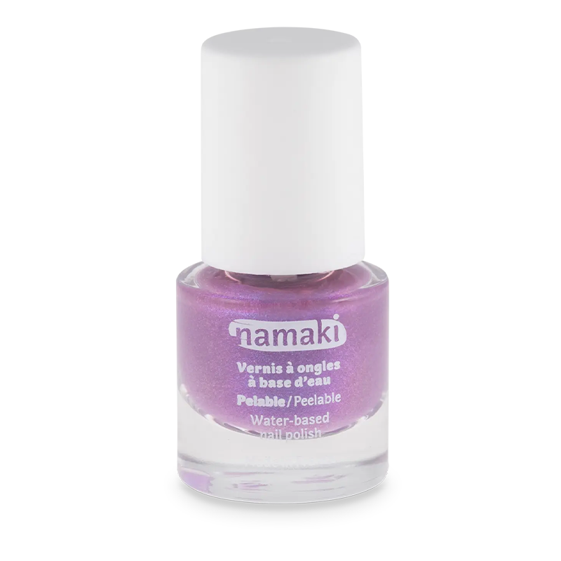 Vernis à ongles base eau 27 - Violet pailleté