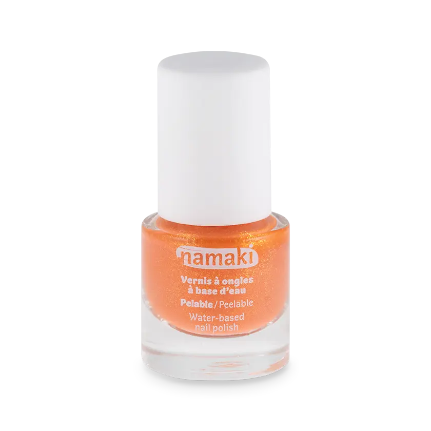 Tester Vernis base eau 24 - Corail pailleté