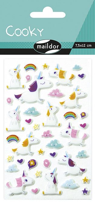 Cooky, Sach 1 pl 7,5x12cm, Licornes
