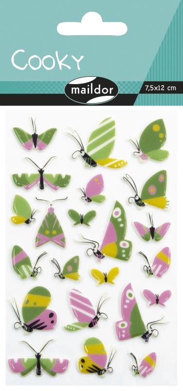 Cooky, Sach 1 pl 7,5x12cm, Papillons