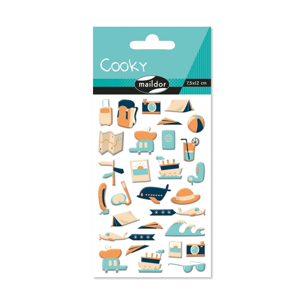 Cooky, Pak 1 vel 7,5x12cm Reizen