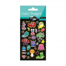 Cooky Phospho Sach 1pl 7,5x12cm Monstres