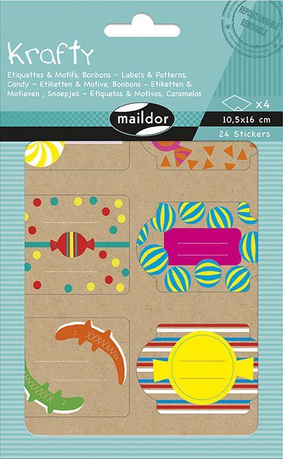 * Krafty, Pack 4 sh 10,5x16cm, Kitchen l