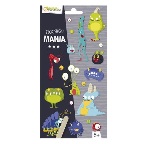 Decalco' Mania, Monstres