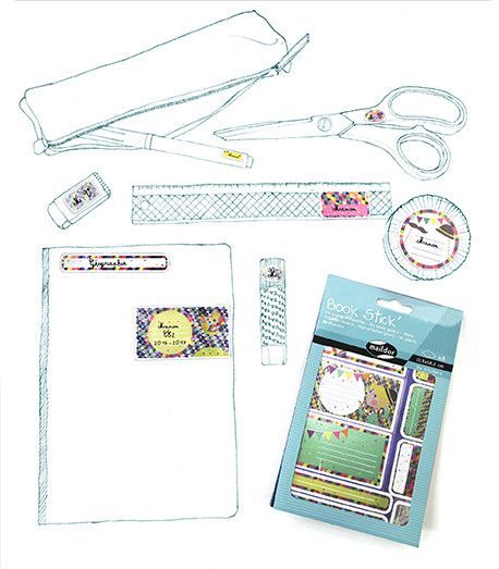 Book Stick', Book 8 sh 11,5x18,5cm, My l