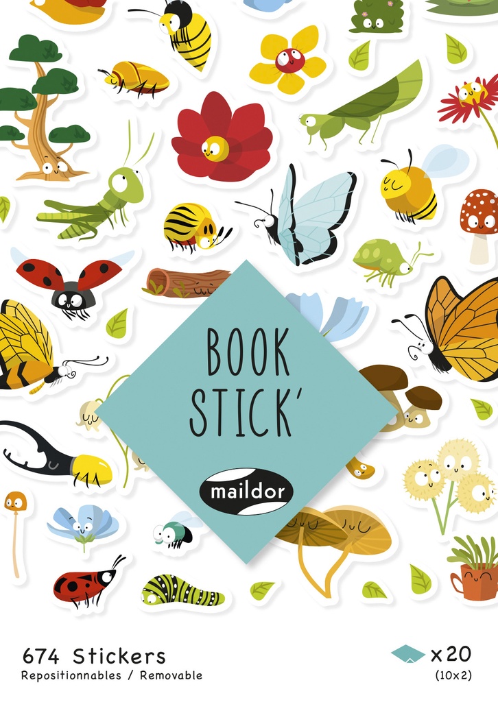 Book Stick A6  Botanique