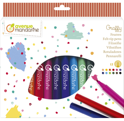 Pak van 12 viltstiften