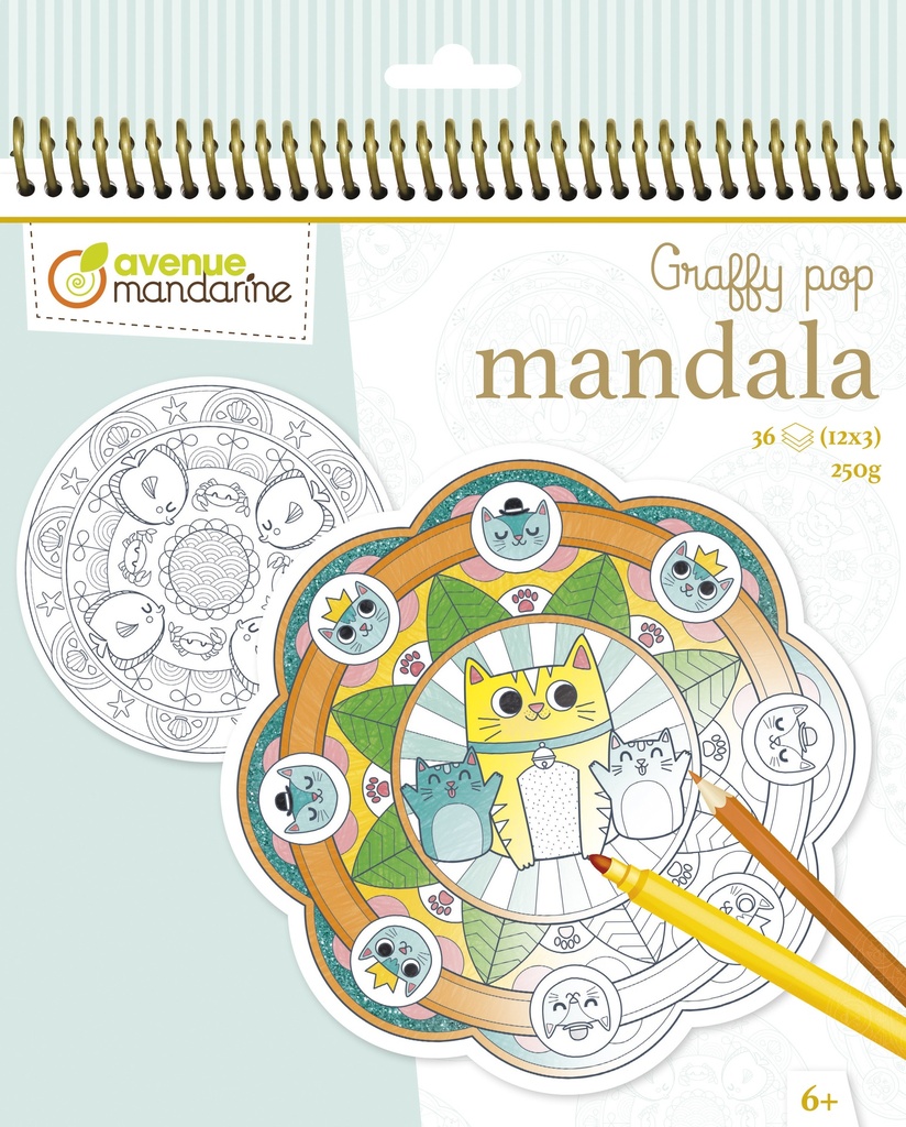Graffy Pop Mandala, Animaux