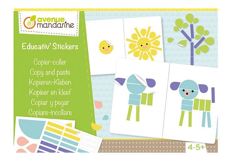 Boîte créative, Educativ' Stickers, Copier coller