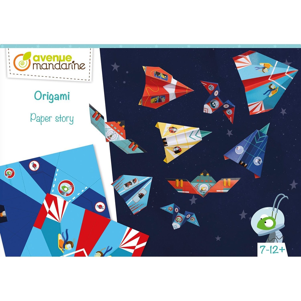 Boîte créative, Origami avions/fusées