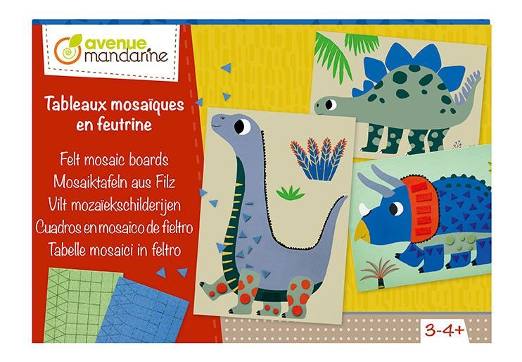 Boîte créative, Tableaux mosaïques en feutrine