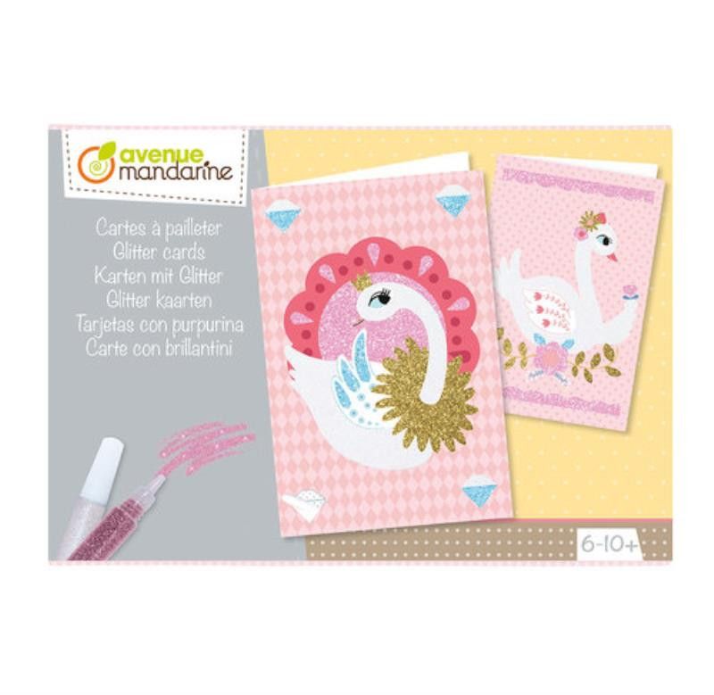 * Boîte créative, Cartes à pailleter