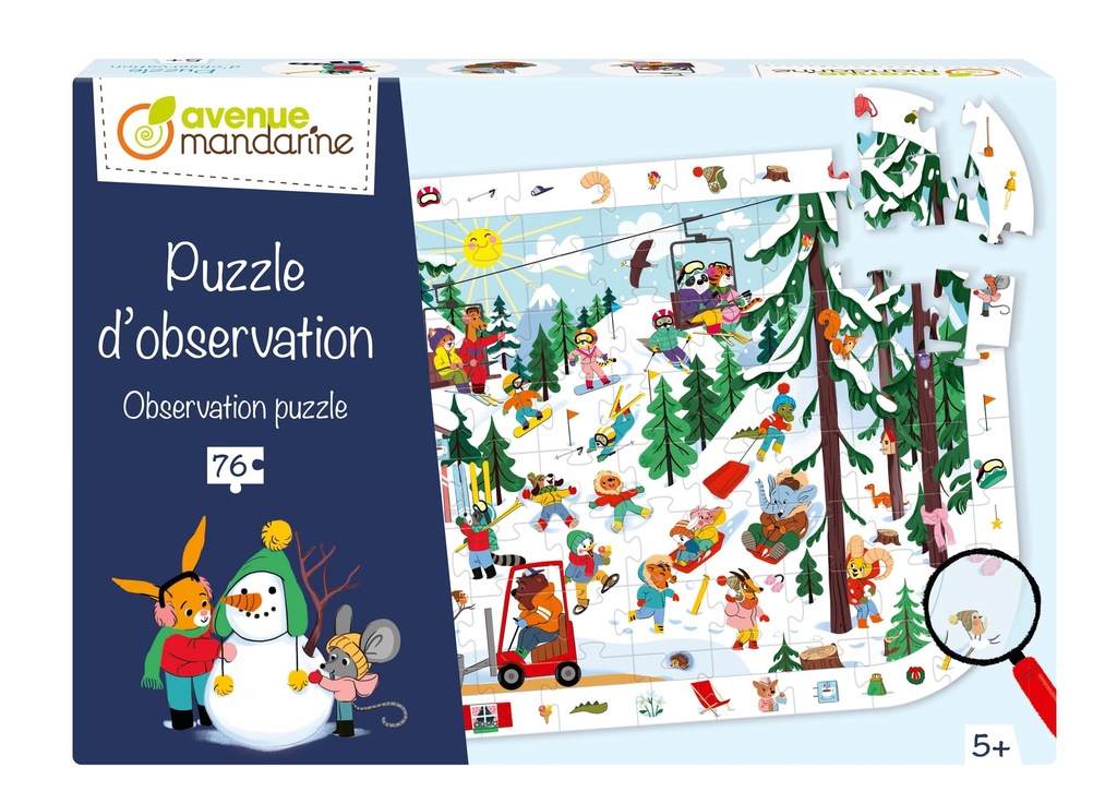 Puzzle d’observation, Vie à la montagne