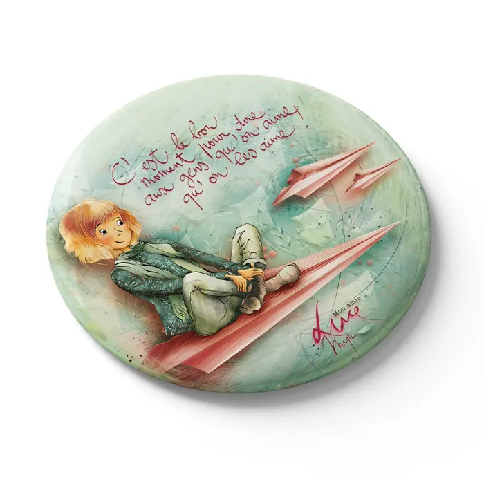 MGN 041 - Magnet "C'est le bon moment..." Mon Amie Luce