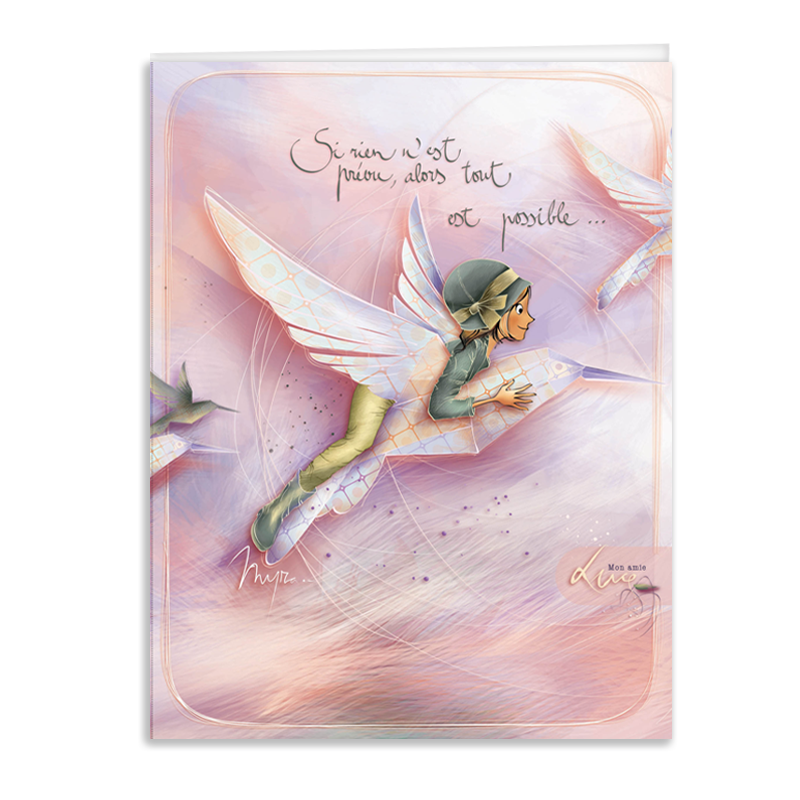 CAR 897 - Carnet A5  Mon Amie Luce "si rien n'est prévu alors tout est possible" 112 pages