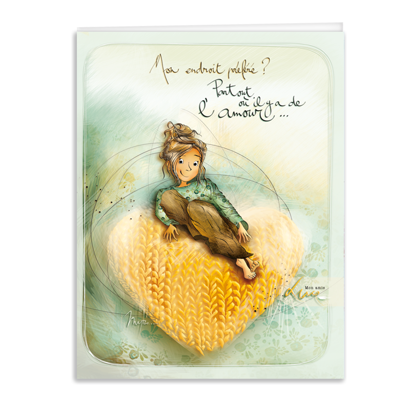 CAR 900 - Carnet A5  Mon Amie Luce "mon endroit préféré" 112 pages