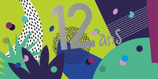 [CD 851] CD 851 - Carte d'anniversaire 12 ans