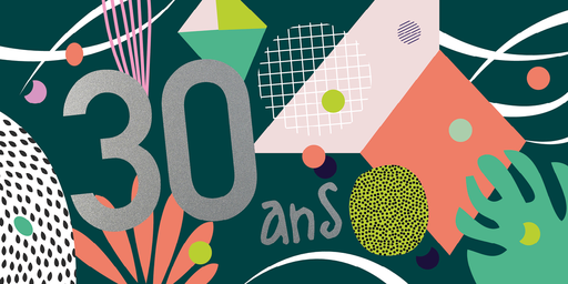 [CD 859] CD 859 - Carte d'anniversaire 30 ans