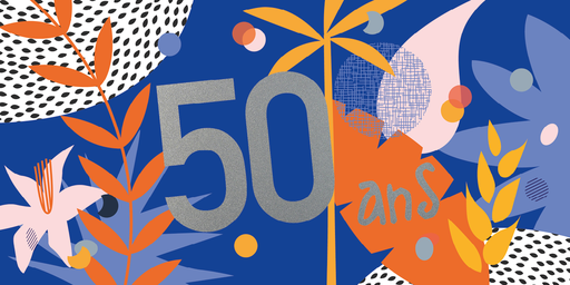 [CD 861] CD 861 - Carte d'anniversaire 50 ans