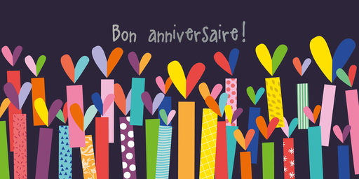[CD 867] CD 867 - Carte d'anniversaire "Bon anniversaire!"