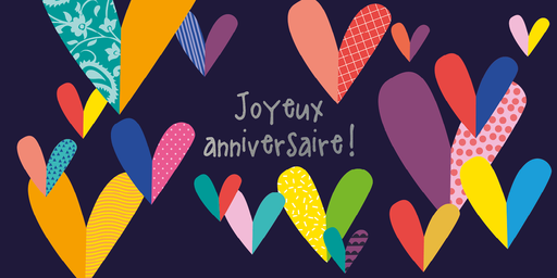 [CD 868] CD 868 - Carte d'anniversaire "Joyeux anniversaire!"
