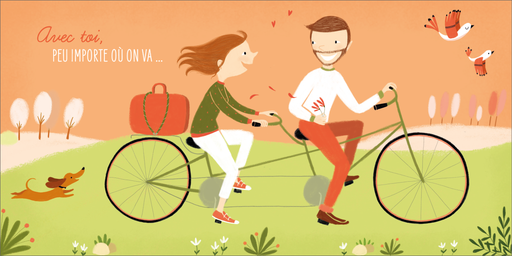 [CD 174] CD 174 Alice de Page pano double "Avec toi…"