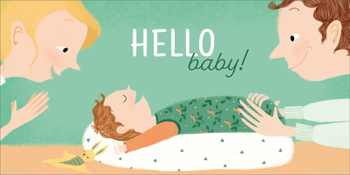 [CD 167] CD 167 Alice de Page pano double "Hello Baby"